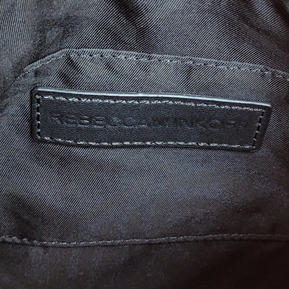 Rebecca Minkoff Mini Mac Burgandy Python Prints C… - image 8